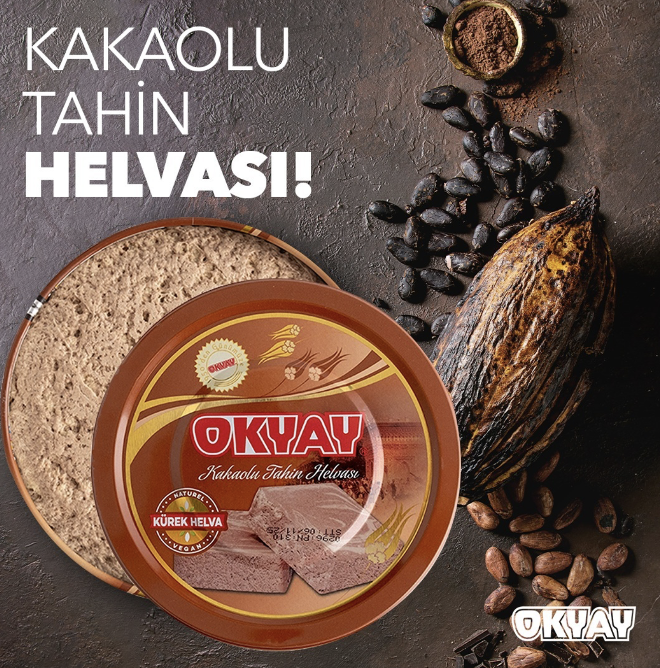 Okyay Kakaolu Helva Teneke