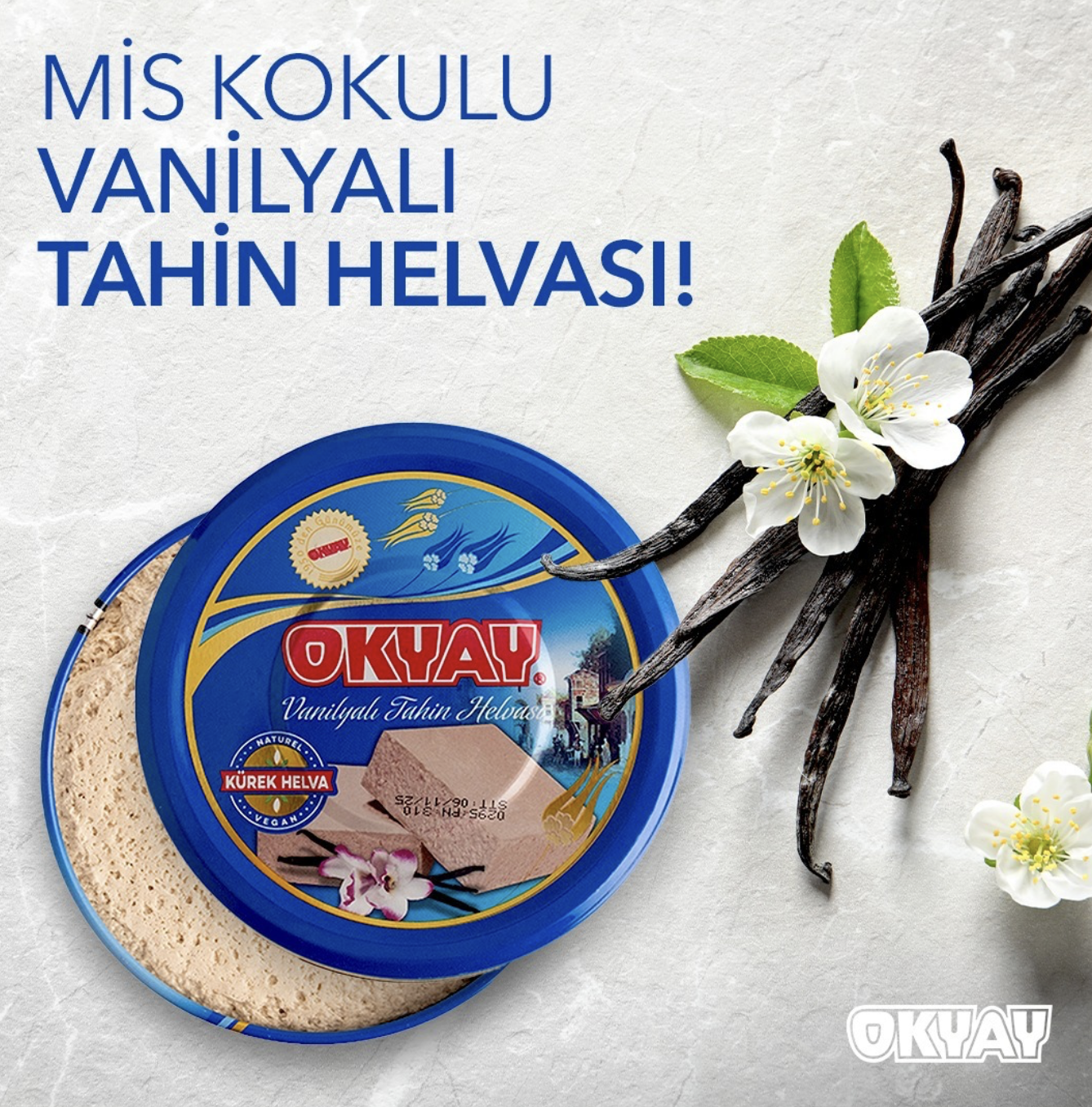 Okyay Vanilyalı Helva Teneke