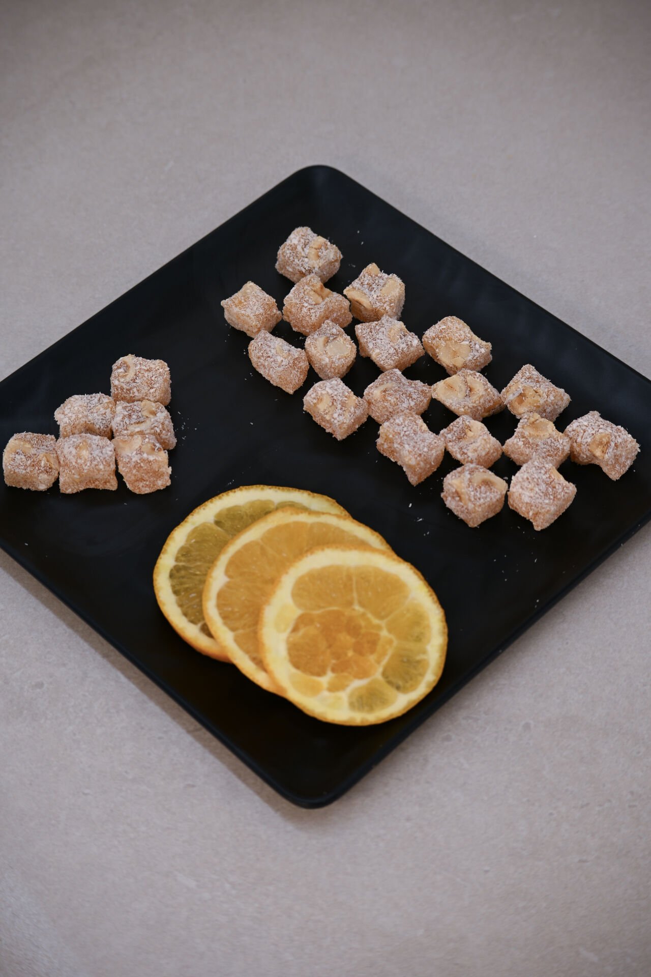 Portakal Aromalı Hindistan Cevizli Kuş Lokumu