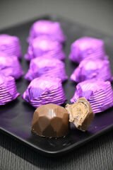 Melodi Fındık Krema Dolgulu Sütlü Çikolata Mor