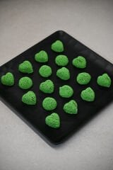 Boncuk Şeker Kaplamalı Meyve Aromalı Jöle Yeşil