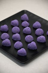 Boncuk Şeker Kaplamalı Meyve Aromalı Jöle Mor