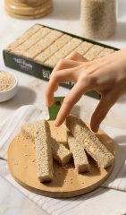 Susamlı Leblebili Helva