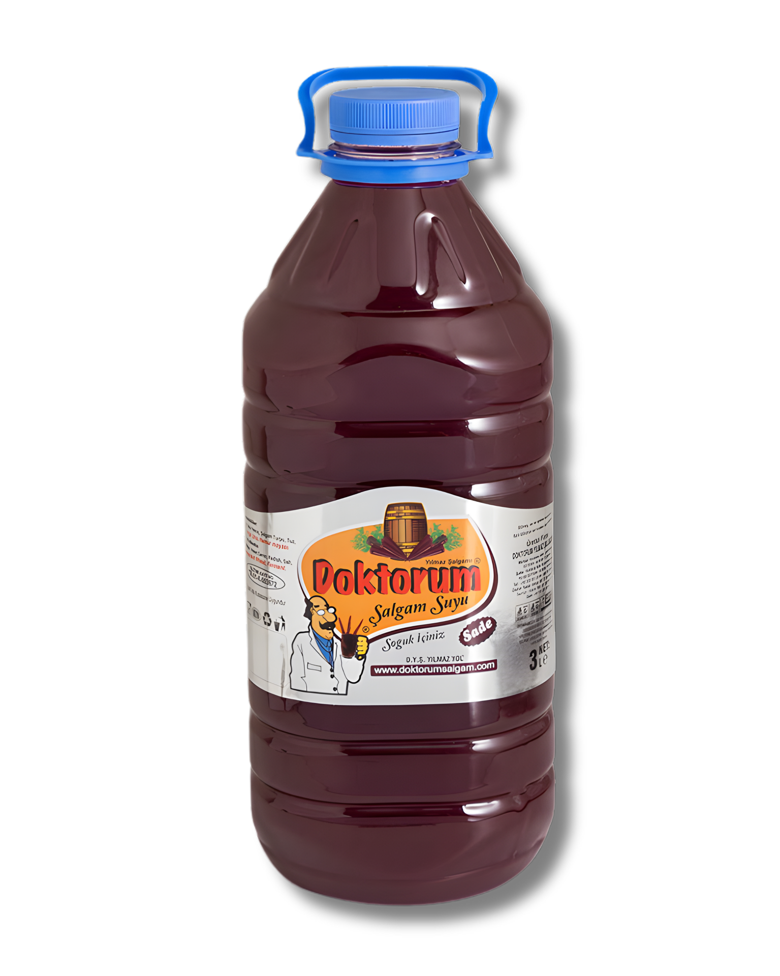 Doktorum Şalgam Acı - Sade 3 Lt