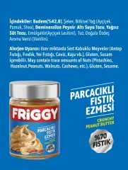 Friggy Parçacıklı Fıstık Kreması
